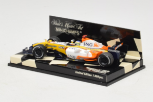 Renault R27 #3 G. Fisichella Renault F1 Team Showcar 2007 Minichamps 1:43 400070073 Metal - imaginea 3 din 5