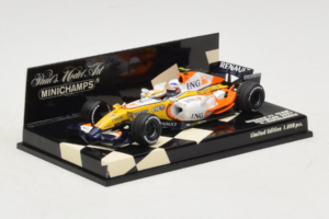 Renault R27 #4 H. Kovalainen Renault F1 Team Showcar 2007 Minichamps 1:43 400070074 Metal - imaginea 2 din 5
