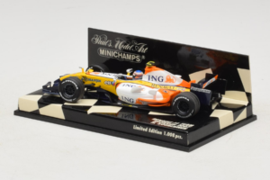 Renault R27 #4 H. Kovalainen Renault F1 Team Showcar 2007 Minichamps 1:43 400070074 Metal - imaginea 3 din 5