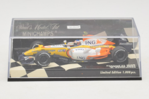 Renault R27 #4 H. Kovalainen Renault F1 Team Showcar 2007 Minichamps 1:43 400070074 Metal - imaginea 4 din 5