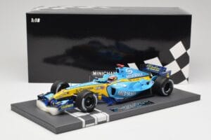 Renault R25 #5 F. Alonso San Marino GP Winner 2005 Minichamps 1:18 117050405 Rășină - imaginea 7 din 7