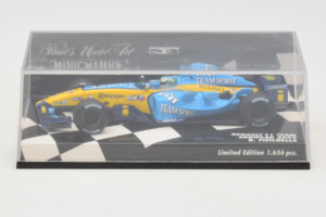 Renault R25 #6 G. Fisichella Renault F1 Team Showcar 2005 Minichamps 1:43 400050076 Metal - imaginea 4 din 5