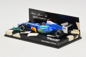Sauber C24 Petronas #11 J. Villeneuve Sauber Petronas F1 Team Showcar 2005 Minichamps 1:43 400050081 Metal - imaginea 3 din 5