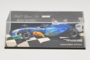 Sauber C24 Petronas #11 J. Villeneuve Sauber Petronas F1 Team Showcar 2005 Minichamps 1:43 400050081 Metal - imaginea 4 din 5