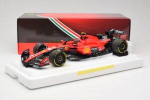 Scuderia Ferrari SF-23 #55 C. Sainz Belgian GP 2023 BBR 1:18 BBR231855C Metal - imaginea 7 din 7