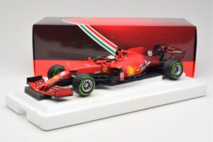 Scuderia Ferrari SF21 #16 C. Leclerc Emilia Romagna GP 2021 BBR 1:18 BBR211816 Metal - imaginea 7 din 7