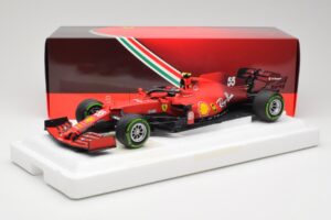 Scuderia Ferrari SF21 #55 C. Sainz Emilia Romagna GP 2021 BBR 1:18 BBR211855 Metal - imaginea 7 din 7