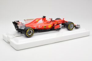 Scuderia Ferrari SF70H #5 S. Vettel Winner Australian GP 2017 End of Race BBR 1:18 BBR181705-E Metal - imaginea 2 din 7