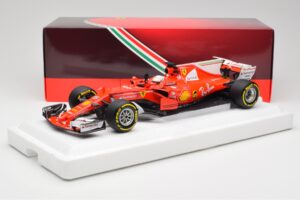 Scuderia Ferrari SF70H #5 S. Vettel Winner Australian GP 2017 End of Race BBR 1:18 BBR181705-E Metal - imaginea 7 din 7