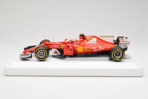 Scuderia Ferrari SF70H #7 K. Raikkonen Australian GP 2017 End of Race BBR 1:18 BBR181707-E Metal - imaginea 3 din 7