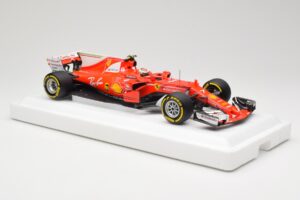 Scuderia Ferrari SF70H #7 K. Raikkonen Australian GP 2017 End of Race BBR 1:18 BBR181707-E Metal - imaginea 4 din 7