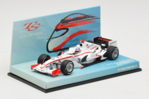 Super Aguri SA05 Honda #22 T. Sato 1st GP Bahrain 2006 Minichamps 1:43 518064322 Metal - imaginea 2 din 5