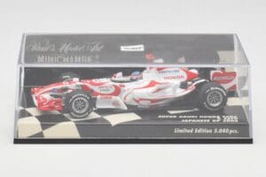 Super Aguri Honda SA06 #22 T. Sato Japanese GP 2006 Minichamps 1:43 400060122 Metal - imaginea 5 din 5