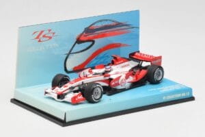 Super Aguri Honda SA07 #22 T. Sato Race Car 2007 Minichamps 1:43 518074322 Metal - imaginea 2 din 5