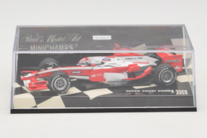 Super Aguri SA08 Honda #18 T. Sato F1 2008 Minichamps 1:43 400080018 Metal - imaginea 4 din 5