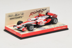 Super Aguri SA07 T. Sato F1 Showcar 2007 Minichamps 1:43 403080092 Metal - imaginea 2 din 5