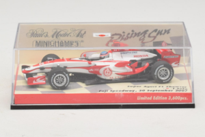 Super Aguri SA07 T. Sato F1 Showcar 2007 Minichamps 1:43 403080092 Metal - imaginea 5 din 5