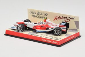 Toyota TF107 #12 J. Trulli Showcar 2007 Minichamps 1:43 403070082 Metal - imaginea 3 din 5