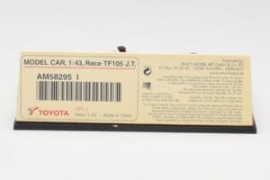 Toyota TF105 #16 J. Trulli F1 2005 Minichamps 1:43 AM58295 Metal - imaginea 5 din 5