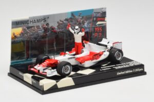 Toyota TF105 #16 J. Trulli Malaysia GP Podium 2005 Minichamps 1:43 400050116 Metal - imaginea 2 din 4