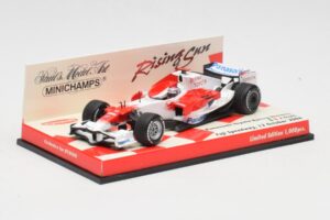 Toyota TF107 #12 J. Trulli F1 2007 Minichamps 1:43 403080081 Metal - imaginea 2 din 5