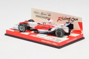 Toyota TF107 #12 J. Trulli F1 2007 Minichamps 1:43 403080081 Metal - imaginea 3 din 5