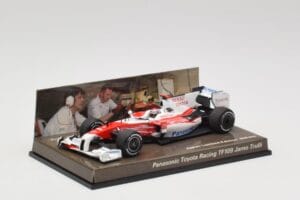 Toyota TF109 Panasonic Toyota Racing #9 J. Trulli F1 2009 Minichamps 1:43 AM62130 Metal - imaginea 2 din 5