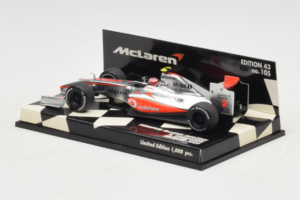 McLaren MP4-24 Mercedes #2 H. Kovalainen Vodafone McLaren Showcar F1 2009 Minichamps 1:43 530094372 Metal - imaginea 3 din 5