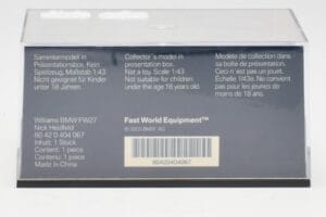 Williams FW27 BMW #16 N. Heidfeld F1 2005 Minichamps 1:43 80420404067 Metal - imaginea 4 din 5