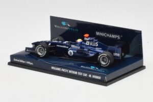 Williams FW27C BMW #7 M. Webber Test Car F1 2005 Minichamps 1:43 400050109 Metal - imaginea 3 din 5