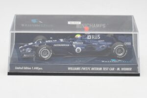 Williams FW27C BMW #7 M. Webber Test Car F1 2005 Minichamps 1:43 400050109 Metal - imaginea 5 din 5
