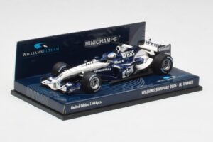 Williams FW28 M. Webber Showcar F1 2006 Minichamps 1:43 400060079 Metal - imaginea 2 din 5