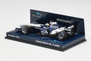 Williams FW28 M. Webber Showcar F1 2006 Minichamps 1:43 400060079 Metal - imaginea 3 din 5