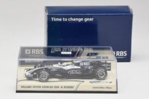 Williams FW30 N. Rosberg F1 Showcar 2008 Minichamps 1:43 403080077 Metal - imaginea 2 din 4