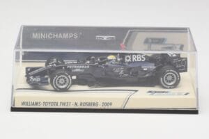 Williams FW31 Toyota #16 N. Rosberg F1 2009 Minichamps 1:43 400080207-M1 Metal - imaginea 4 din 4