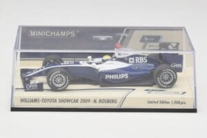 Williams FW31 N. Rosberg F1 Showcar 2009 Minichamps 1:43 400090086 Metal - imaginea 4 din 4