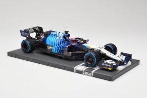 Williams FW43B Mercedes #63 G. Russell Belgian GP 2021 Minichamps 1:18 117211363 Rășină - imaginea 4 din 7