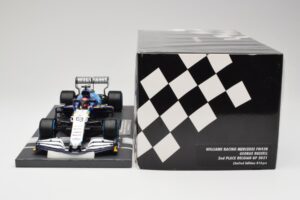 Williams FW43B Mercedes #63 G. Russell Belgian GP 2021 Minichamps 1:18 117211363 Rășină - imaginea 6 din 7