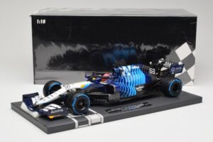 Williams FW43B Mercedes #63 G. Russell Belgian GP 2021 Minichamps 1:18 117211363 Rășină - imaginea 7 din 7