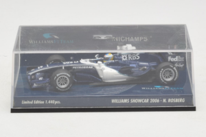 Williams FW28 Cosworth #10 N. Rosberg Williams F1 Team Showcar 2006 Minichamps 1:43 400060080 Metal - imaginea 4 din 5