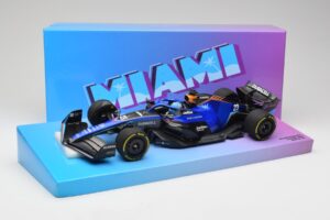 Williams FW44 #23 A. Albon Miami GP 2022 Minichamps 1:18 147220523 Metal - imaginea 7 din 7