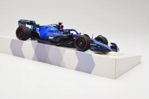 Williams FW44 Mercedes #23 A. Albon Bahrain GP 2022 Case Edition Minichamps 1:18 147220123 Rășină - imaginea 4 din 7