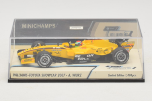 Williams FW29 Toyota A. Wurz Williams F1 Team Showcar 2007 Minichamps 1:43 400070087 Metal - imaginea 4 din 5