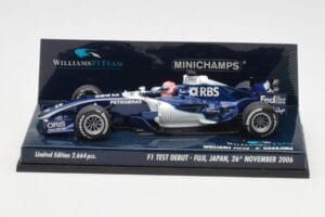 Williams FW28 Toyota K. Nakajima F1 Test Debut 2006 Minichamps 1:43 400060135 Metal - imaginea 3 din 6