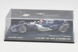 Williams FW28 Toyota K. Nakajima F1 Test Debut 2006 Minichamps 1:43 400060135 Metal - imaginea 6 din 6