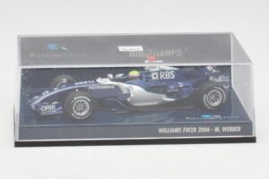 Williams FW28 Toyota #7 M. Webber F1 2006 Minichamps 1:43 400060009 Metal - imaginea 5 din 5
