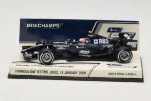 Williams Toyota FW29B K. Nakajima Jerez Test 14 Ianuarie 2008 Minichamps 1:43 400080108 Metal