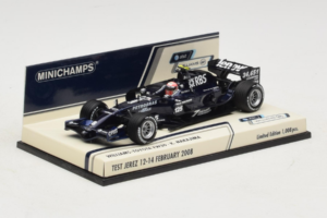 Williams FW30 Toyota #8 K. Nakajima Test Jerez Feb 2008 Minichamps 1:43 400080208 Metal - imaginea 2 din 5