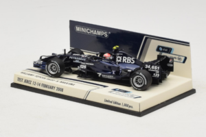 Williams FW30 Toyota #8 K. Nakajima Test Jerez Feb 2008 Minichamps 1:43 400080208 Metal - imaginea 3 din 5