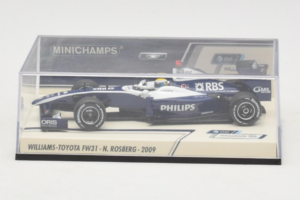 Williams FW31 Toyota #16 N. Rosberg F1 2009 Minichamps 1:43 400090016 Metal - imaginea 4 din 5